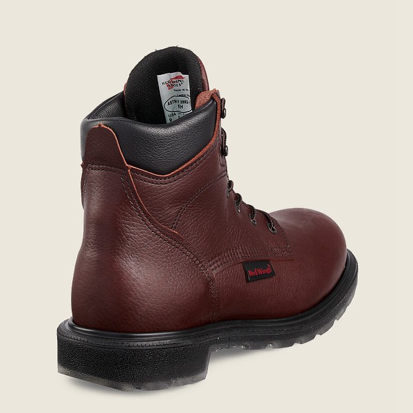 Botas de Trabajo Red Wing Hombre Vino - Supersole® 2.0 - 6-Inch Soft Toe - 571-GZDUXN